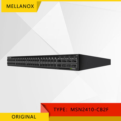 25Gb 100GbE メラノックスのネットワーク スイッチMSN2410-CB2F 1U 48のSFP28港
