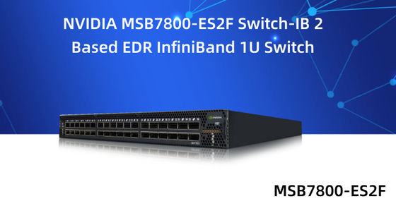 MSB7800-ES2F 36左舷Mellanoxのイーサネットは高性能を転換する