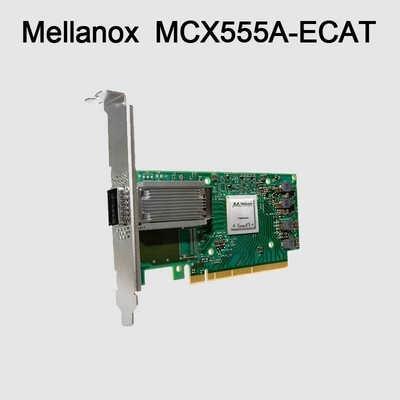 MCX555A-ECAT Mellanoxのネットワーク カードConnectX-5 VPIのアダプターEDR/100GbE