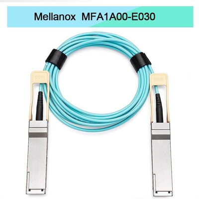 VCSELベース QSFP Mellanox AOCケーブル MFA1A00-E030 IB EDR 最大100Gb/s