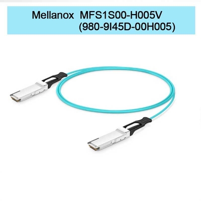 MFS1S00-H005V ((980-9I45D-00H005) Aocアクティブ光ケーブル 200Gb/S IB HDR QSFP56 5mまで