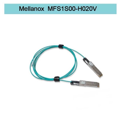 MFS1S00-H020V ((980-9I45T-00H020) メラノックス AOCケーブル イーサネット 200GbE QSFP56 アクティブ オプティカルケーブル インフィニバンドケーブル
