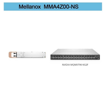 MMA4Z00-NS SFP+ メラノックス対応 800G 2xSR4 OSFP PAM4 850nm 50m インフィニバンド NDR モジュール