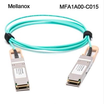 100GbE QSFP LSZH メラノックス AOCのMFA1A00-C015 15mをイーサネット ケーブル