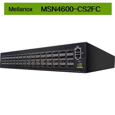 100GbE 2U オープン Mellanox ネットワークスイッチ MSN4600-CS2FC Cumulus Ethernet