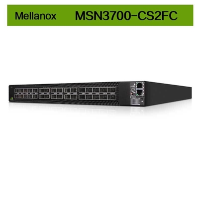 積雲のLinux 2 AC PSUs メラノックスネットワーク スイッチMSN3700 - CS2FC 100GbE 1U 32のQSFP28港