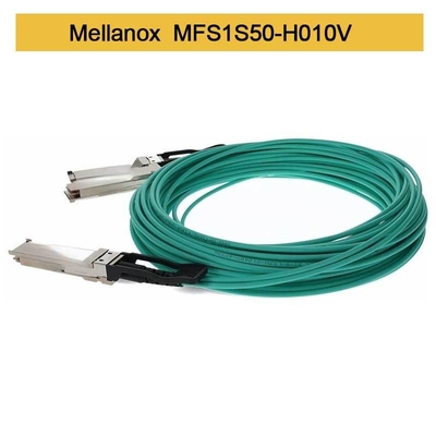 2x100GbE活動的な光ファイバケーブルInfiniBandへのMFS1S50-H010V 200GbEはMellanox AOCケーブルをケーブルで通信する
