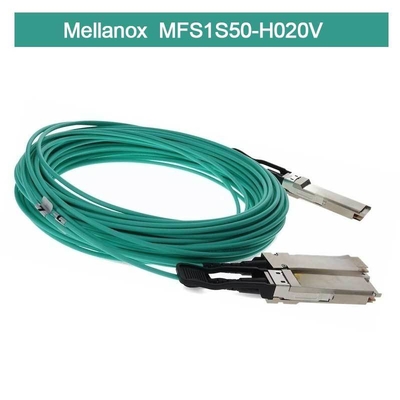 IB HDR MMF スプリッター Mellanox AOC ケーブル MFS1S50-H020V (QSFP56 - 2xQSFP56)