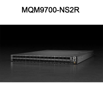 NVIDIA QM9700 1U による顧客要件に最適な Ndr 最大速度 400Gbps InfiniBand スイッチ MQM9700-NS2R 920-9B210-00RN-0M2