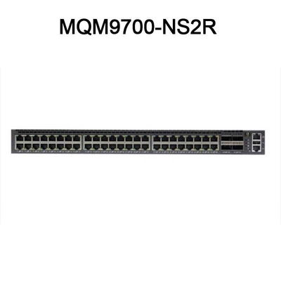NVIDIA QM9700 1U による顧客要件に最適な Ndr 最大速度 400Gbps InfiniBand スイッチ MQM9700-NS2R 920-9B210-00RN-0M2