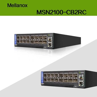 マックススピードEDR Nvidia Mellanoxスペクトル ベース 100gbe 1u Cumulus Linux MSN2100-CB2RC 16 Qsfp28 ポート付きオープンイーサネット スイッチ