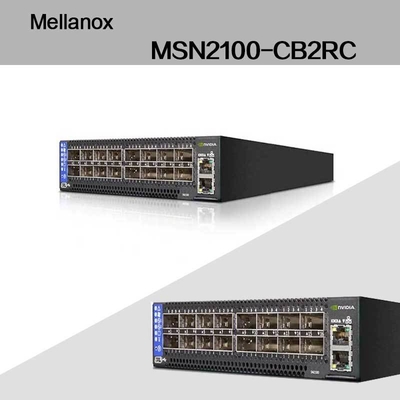 マックススピードEDR Nvidia Mellanoxスペクトル ベース 100gbe 1u Cumulus Linux MSN2100-CB2RC 16 Qsfp28 ポート付きオープンイーサネット スイッチ