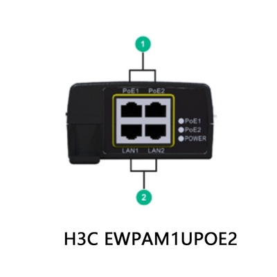 H3c Ewpam1upoe2 60ポート 55W-1V-1.1A-DCネットワーク電源アダプタ >200Mbps カートン