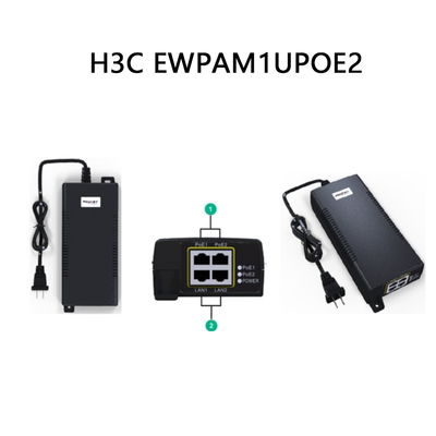 H3c Ewpam1upoe2 60ポート 55W-1V-1.1A-DCネットワーク電源アダプタ >200Mbps カートン