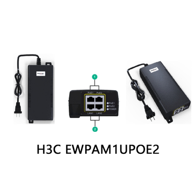H3c Ewpam1upoe2 60ポート 55W-1V-1.1A-DCネットワーク電源アダプタ >200Mbps カートン