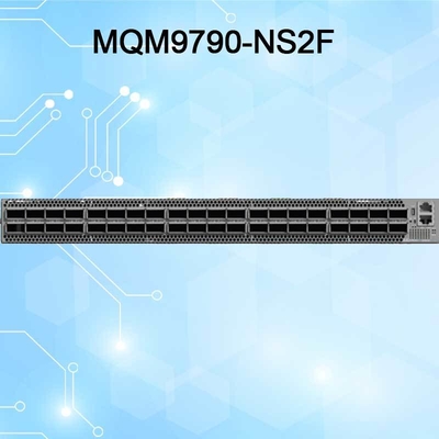 MQM9790-NS2F 量子-2 NDR 64 X 400Gb/S ポート 32 OSFPケージ 管理されていない電源・接続器 P2C