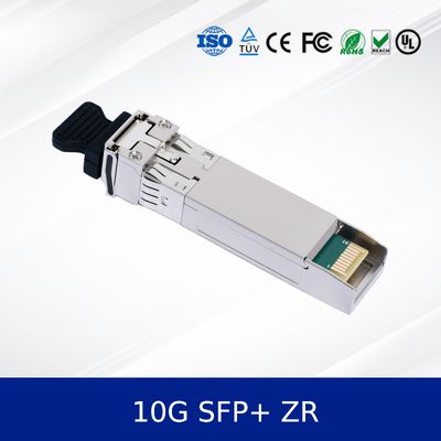 光トランシーバーモジュール 10G SFP+ ZR 拡張リーチ、APDレシーバー、工業用温度