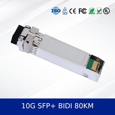 光トランシーバーモジュール Premium 10g SFP+ Bidi 80km データセンター用光ファイバーモジュール。