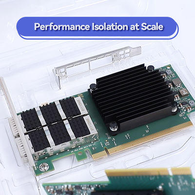 Nvidia MCX653105A-Ecat-Sp Connectx6 シングルポート OSfp56 EDR 100GB/S Vpi インフィニバンドネットワークカード
