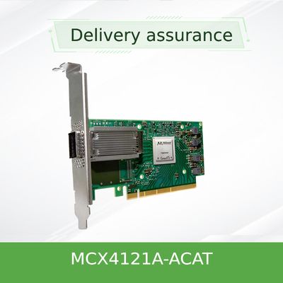 ConnectX-4 Lx EN 25GbE Mellanoxのネットワーク カード デュアル ポートSFP28 PCIe3.0 X8 MCX4121A-ACAT