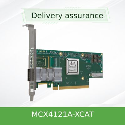 サーバーのためのMCX4121A-XCATのmellanoxのネットワーク カード25Gbps SFP28 QSFP28