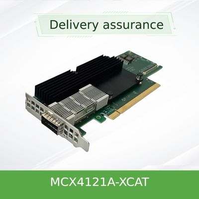 ConnectX-4 Lx EN 25GbE Mellanoxのネットワーク カードNicインターフェイスMCX4121A-XCAT