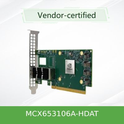 MCX653106A-HDAT-SP Mellanoxのネットワーク カード200gbeの高速スマートな金庫