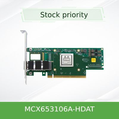 MCX653106A-HDAT メラノックスネットワークカード 200Gb/S 4*50Gb/S イーサネットポート