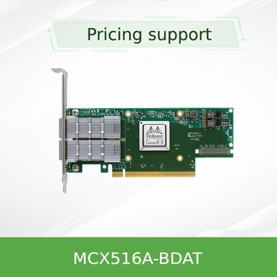 ConnectX-5前EN Mellanoxのネットワーク・アダプタ カードMCX516A-BDAT 40GbE 2x港QSFP28 4.0 X16