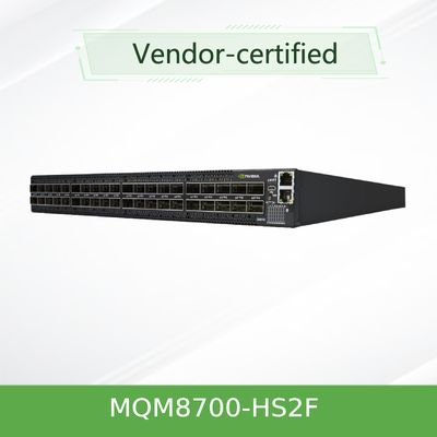 MQM8700-HS2F ((920-9B110-00FH-0MD) メラノックス 量子Hdr インフィニバンドネットワーク スイッチ 40 QSFP56 ポート