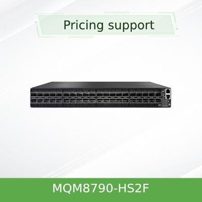 MQM8790-HS2F Mellanox Infinibandスイッチ40 QSFP56はHDR 2の電源P2Cの気流を左舷に取る