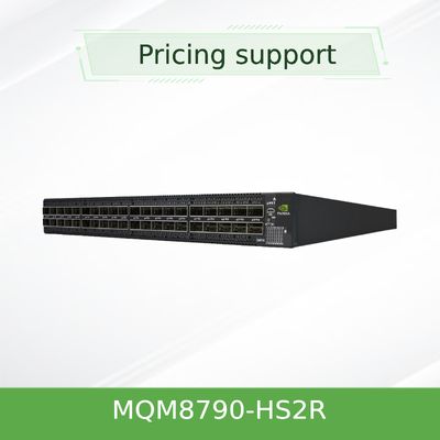 強化されたネットワークパフォーマンス Mellanox スイッチ MQM8790-HS2R (920-9B110-00RH-0D0) Quantum Hdr Infiniband スイッチ 40 QSFP56 ポート Nvidia