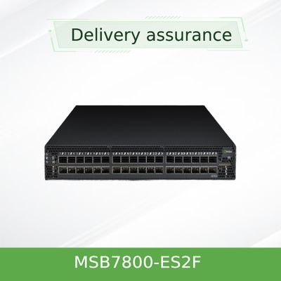 メラノックス MSB7800-ES2F インフィニバンド EDR 100Gb/S スイッチシステム 36 QSFP28 ポート 1U