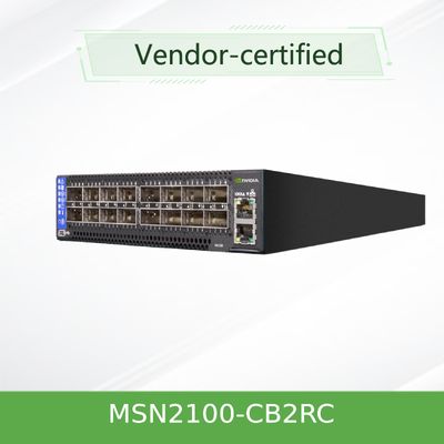 EDR Nvidia Mellanox スペクトル ベース 100gbe 1u オープン イーサネット スイッチ カミュルス Linux MSN2100-CB2RC 16 Qsfp28 ポート