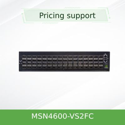 Mellanox Open Ethernet ネットワークスイッチ MSN4600-VS2FC Spectrum-3 ベース 200GbE 2U