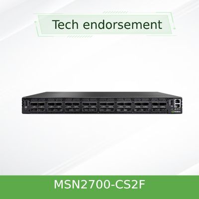ODM SN2700 Mellanoxのネットワーク スイッチMSN2700-CS2F 100GbE 1U 32のQSFP28港