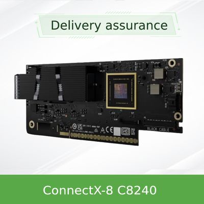 Nvidia Connectx-8 スーパーニック 双ポート Qsfp112インフィニバンド: Ndr Ib (デフォルト) イーサネット: 400gbe C8240 900-9X81q-00cn-St0