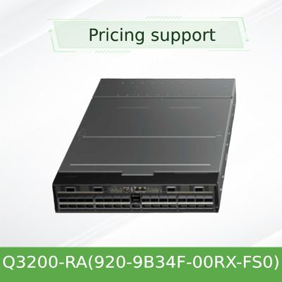 Nvidia Q3200-Ra 量子-3 ベース 2 つの隣接 Xdr インフィニバンド スイッチ Vlan サポート 2u 36 Xdr ポート 18 Osfp 檻