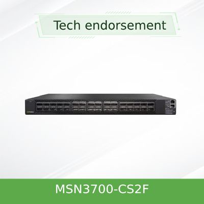 メラノックス ネットワーク スイッチ MSN3700-CS2F 100GbE 1U 2 電源 (AC)