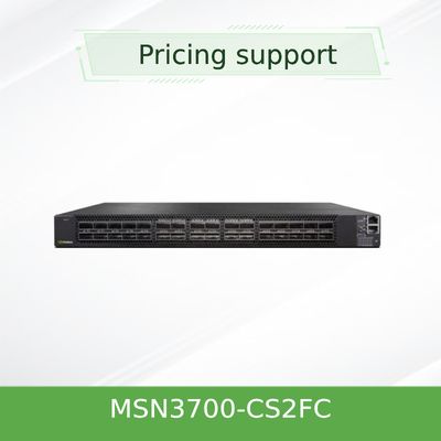 積雲のLinux 2 AC PSUs メラノックスネットワーク スイッチMSN3700 - CS2FC 100GbE 1U 32のQSFP28港