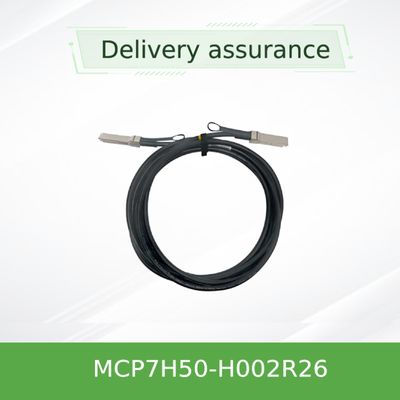 MCP7H50-H002R26 Mellanox Infinibandケーブル200Gb/Sへの2x100Gb/S 2.0m