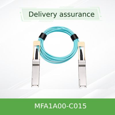 100GbE QSFP LSZH メラノックス AOCのMFA1A00-C015 15mをイーサネット ケーブル