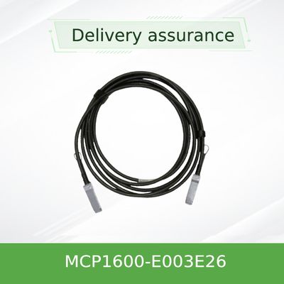 MCP1600-E003E26 100Gb/S QSFP28 3m黒い26AWGまでの直接付加の銅ケーブルInfiniBand EDR