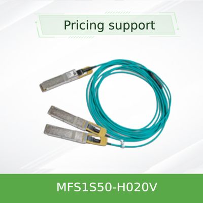 IB HDR MMF スプリッター Mellanox AOC ケーブル MFS1S50-H020V (QSFP56 - 2xQSFP56)