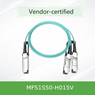 OEM メラノックスのディバイダー ケーブルAOC 100g MFS1S50-H015V VPI HDR及びETH 15m