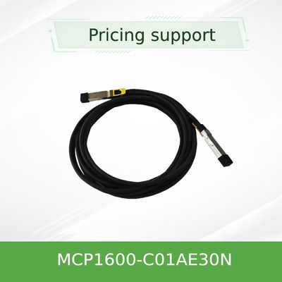 付加のMellanox直接DACケーブルMCP1600-C001E30N 100GbE QSFP28 1m