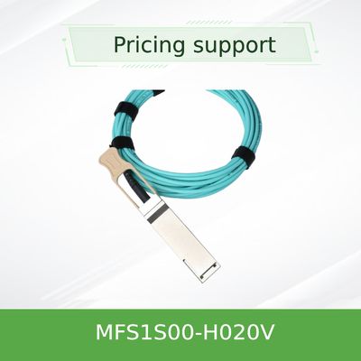IB 200G 20M QSFP56 Mellanox AOCケーブルMFS1S00-H020Vはサーバーを接続する