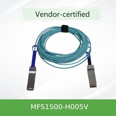 MFS1S00-H005V Mellanox IB活動的な繊維ケーブル ケーブル5メートルのmellanox AOC
