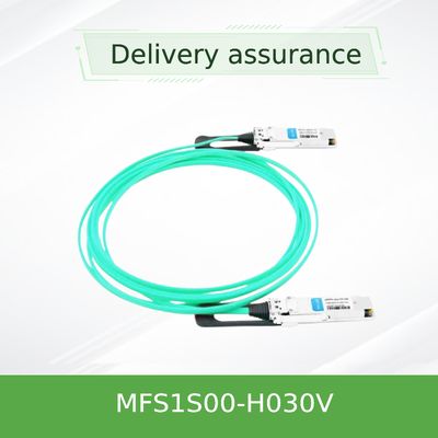 MFS1S00-H030V IB 200GのmellanoxのAocの有線放送網は30MのQSFP56高速低い潜伏をケーブルで通信する