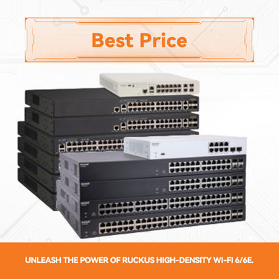 信頼性の高いデータ伝送のためのRuckus ICX 8200-48PFマネージドスイッチ